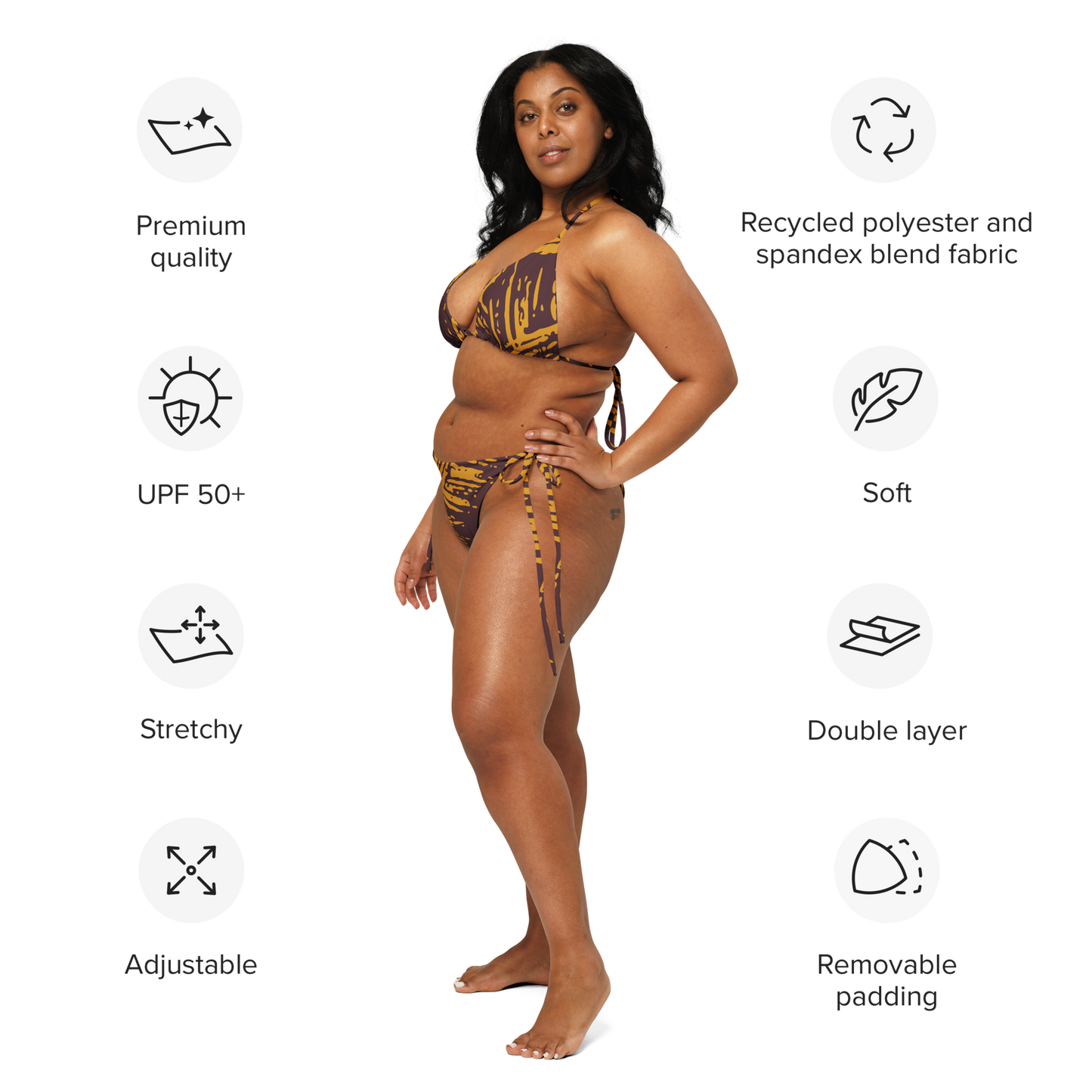 Island Gyal Recycled String Bikini