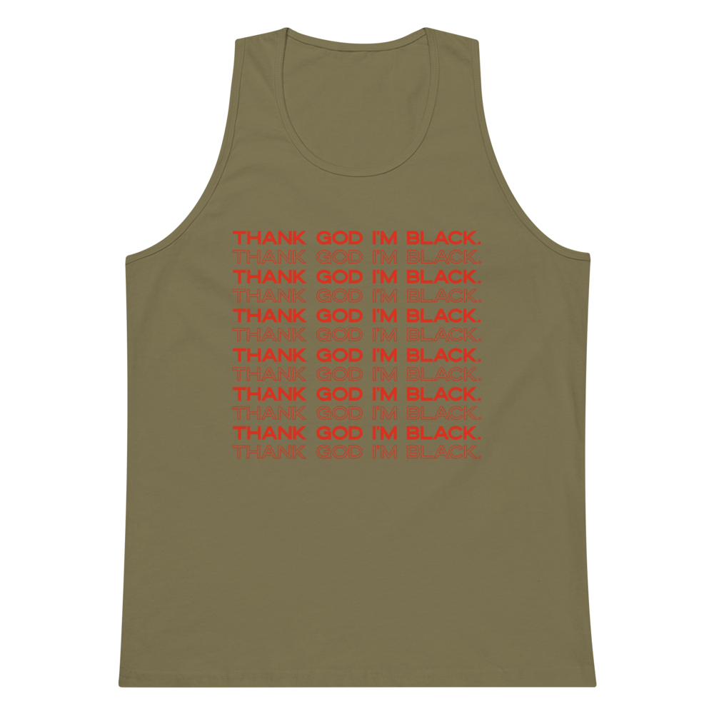Thank God I'm Black Tank Top