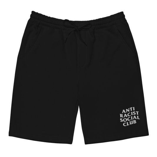 Anti Racist Social Club Embroidered Fleece Shorts