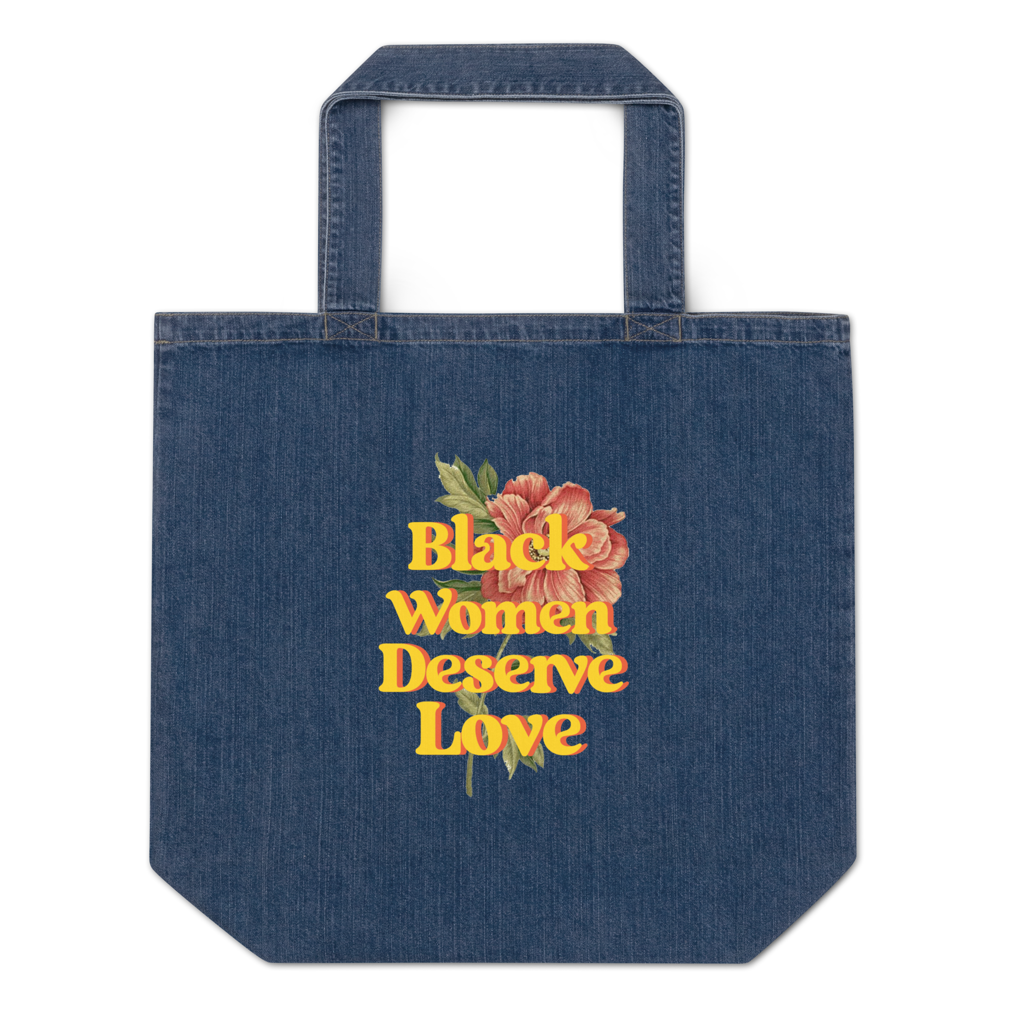 Made with Love Tote - Denim