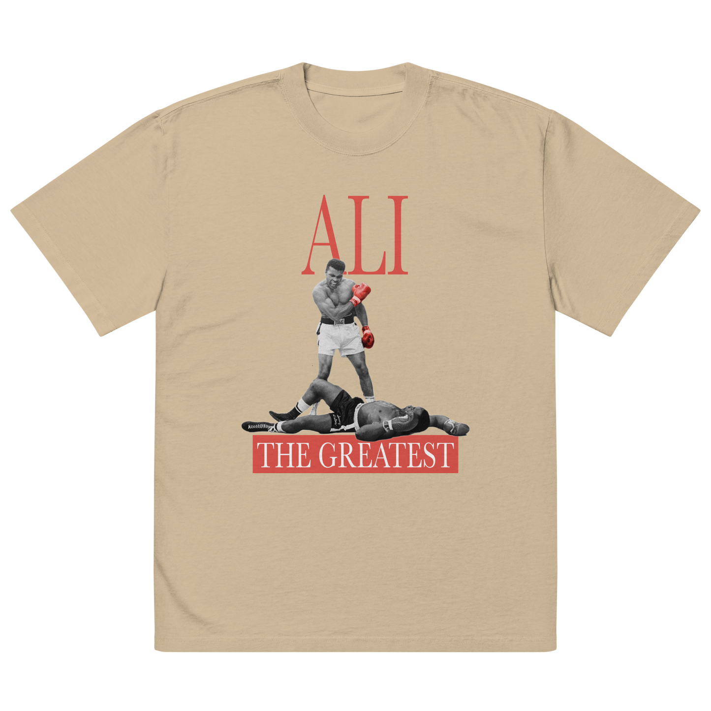 Muhammad Ali Oversized Faded T-Shirt