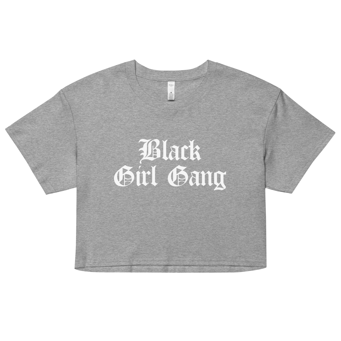 Black Girl Gang Crop Top