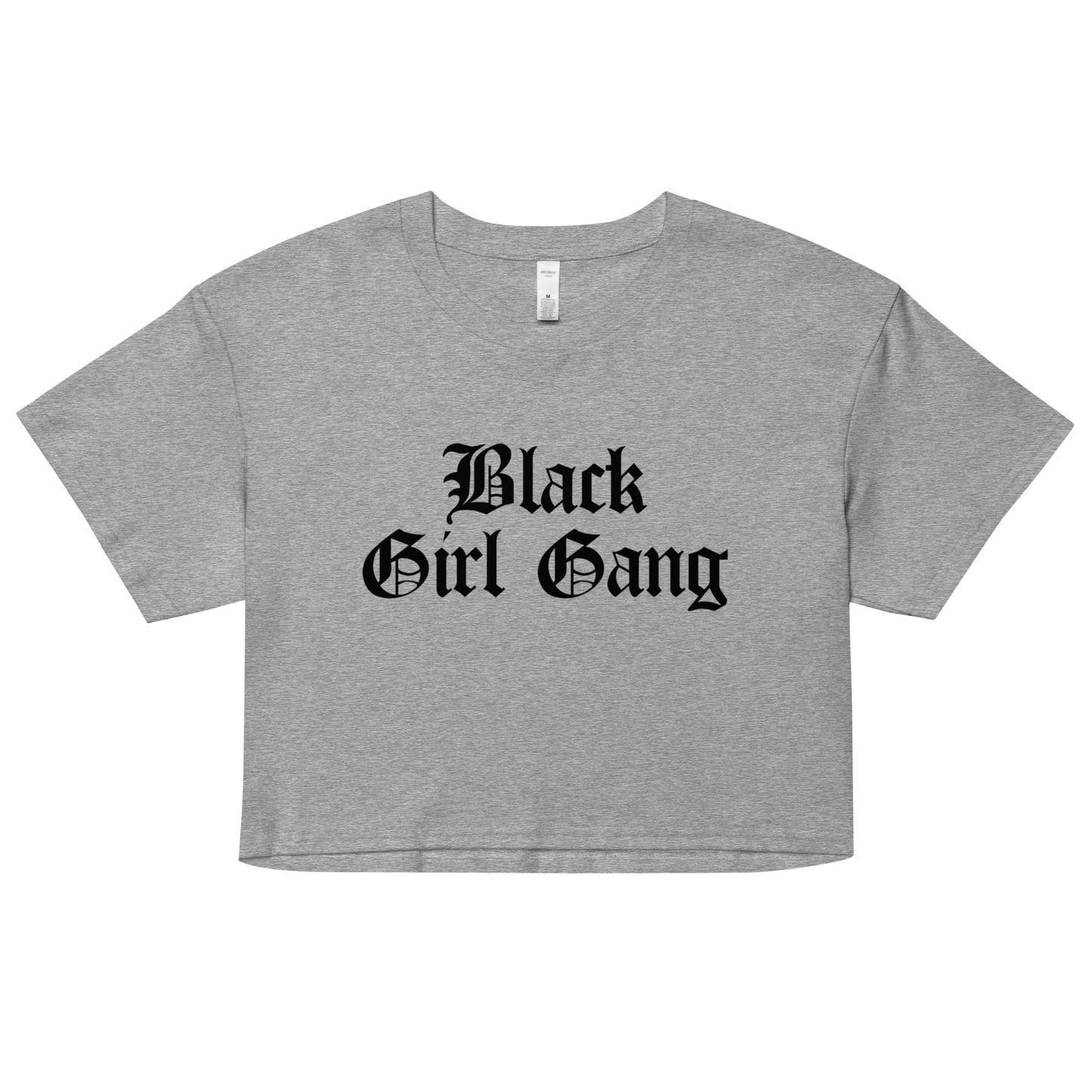 Black Girl Gang Crop Top