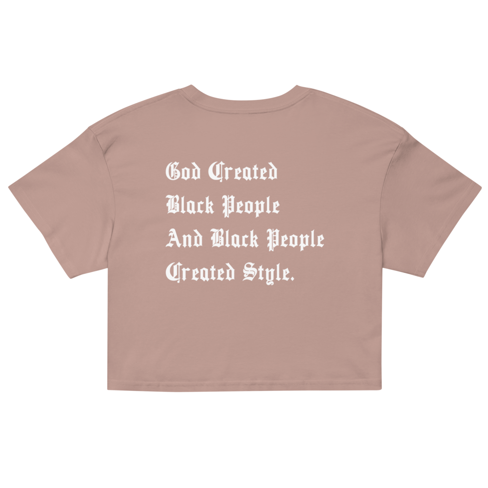 Black People Created Style Crop Top