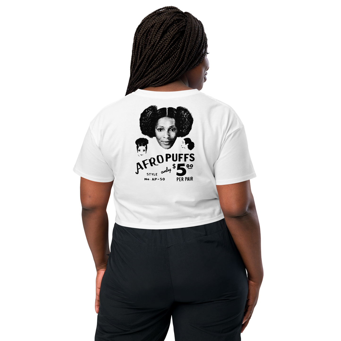 Afro Puffs Crop Top