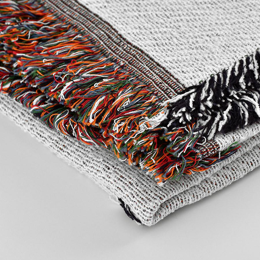 Black Power Olympics Woven Blanket