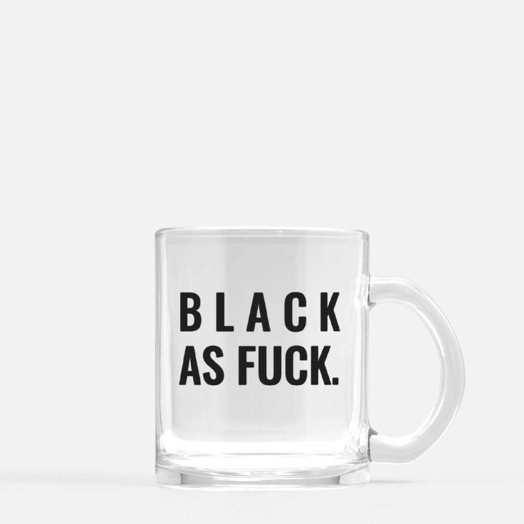 Black AF Glass Mug