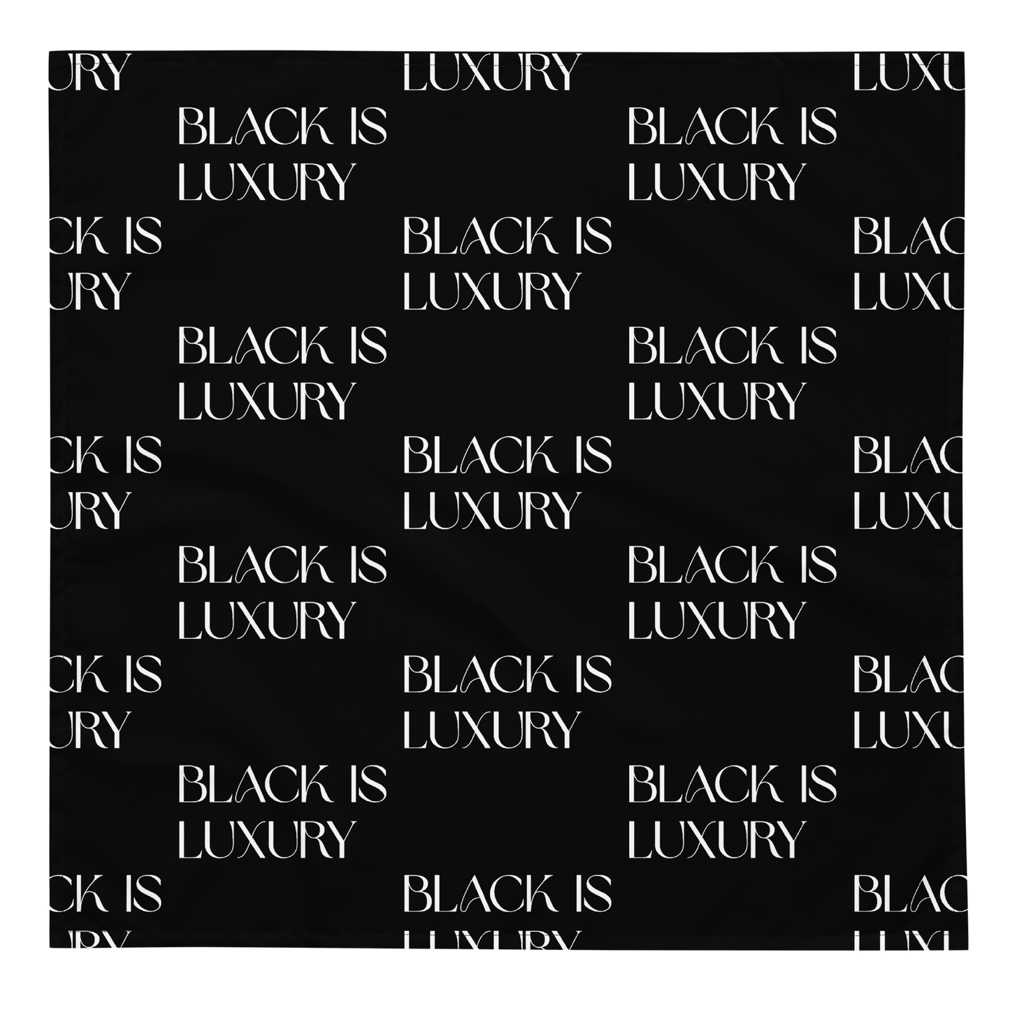 Black is Luxury Scarf