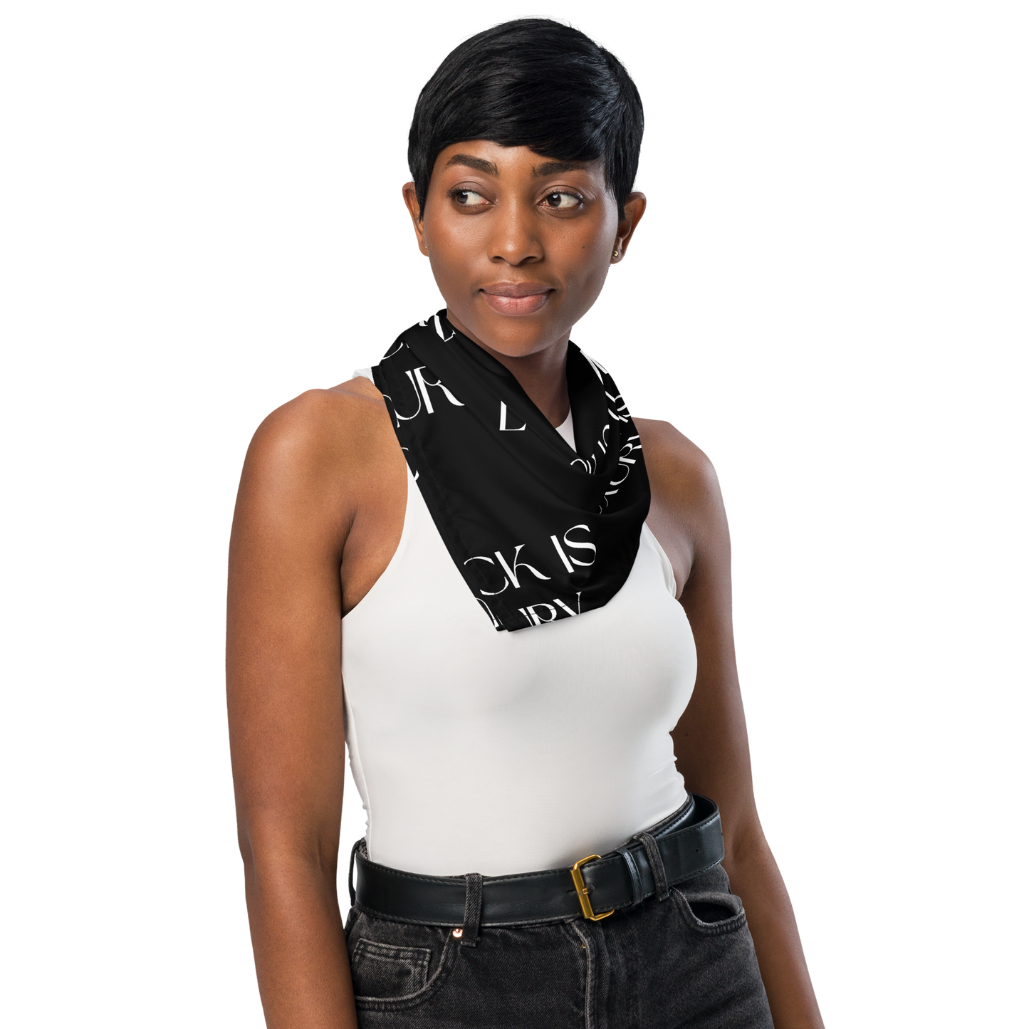 Black is Luxury Scarf