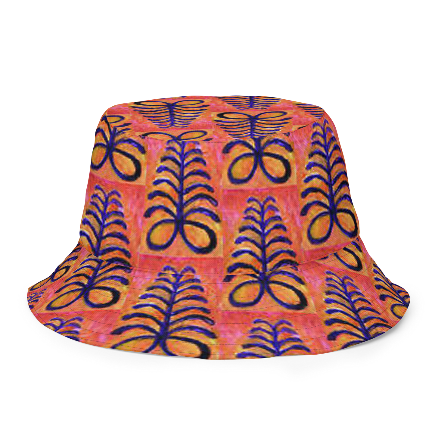 Aya Print Reversible Bucket Hat