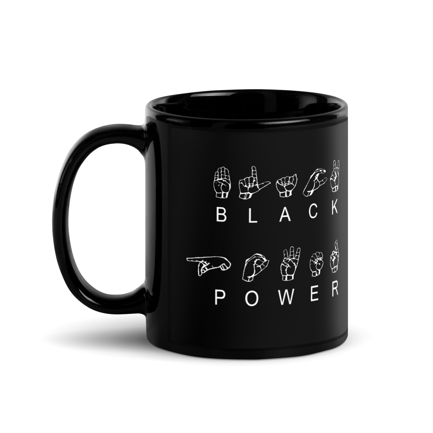 ASL Black Power Mug