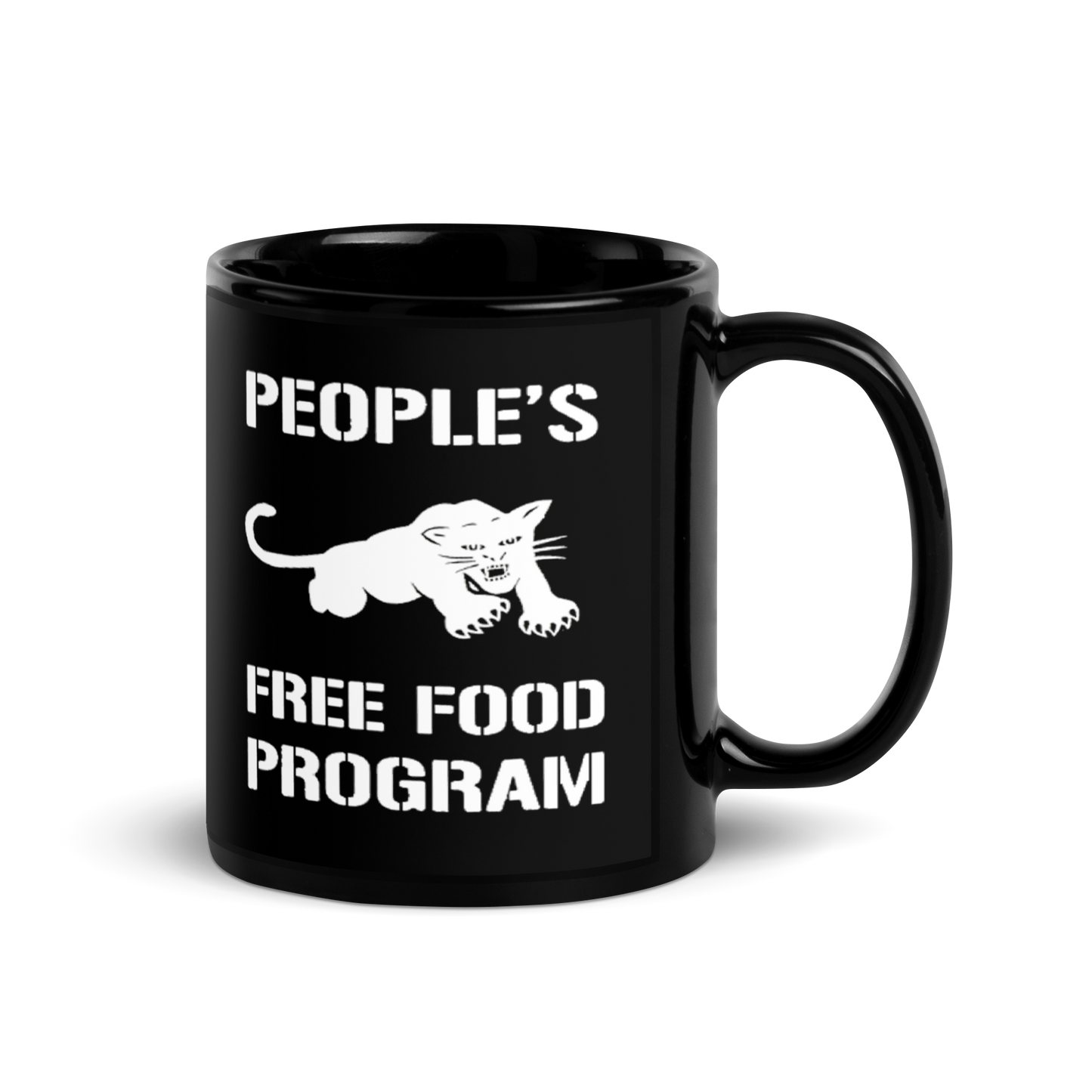Black Panther Free Food Program Mug
