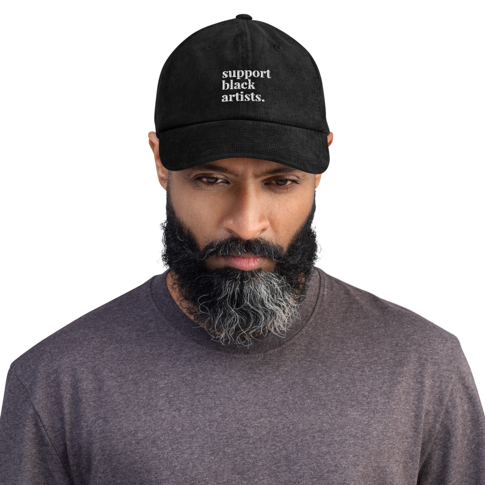 Support Black Artists Corduroy Hat