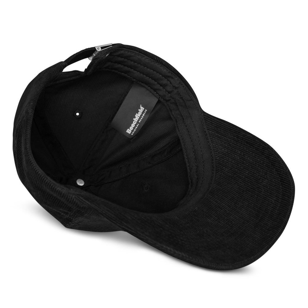 All Black Everything Corduroy Hat