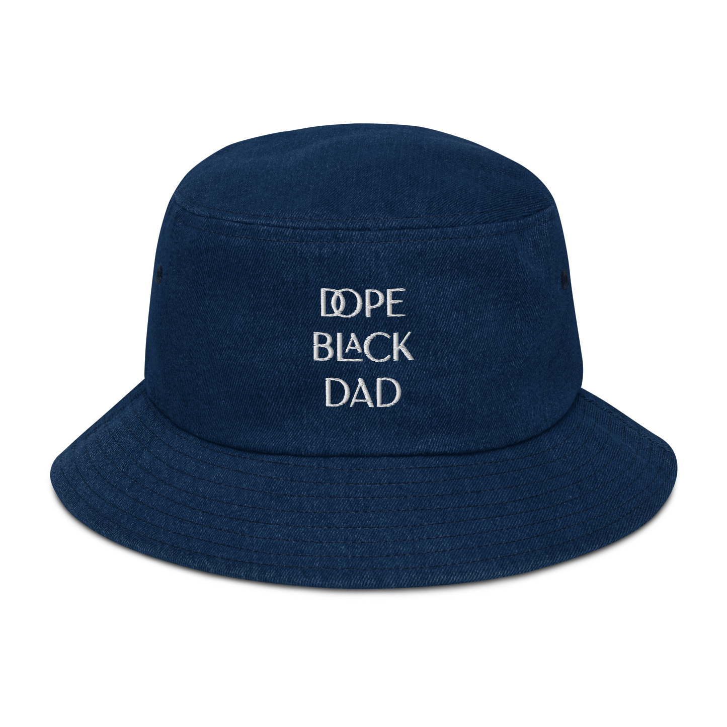 Dope Black Dad Denim Bucket Hat