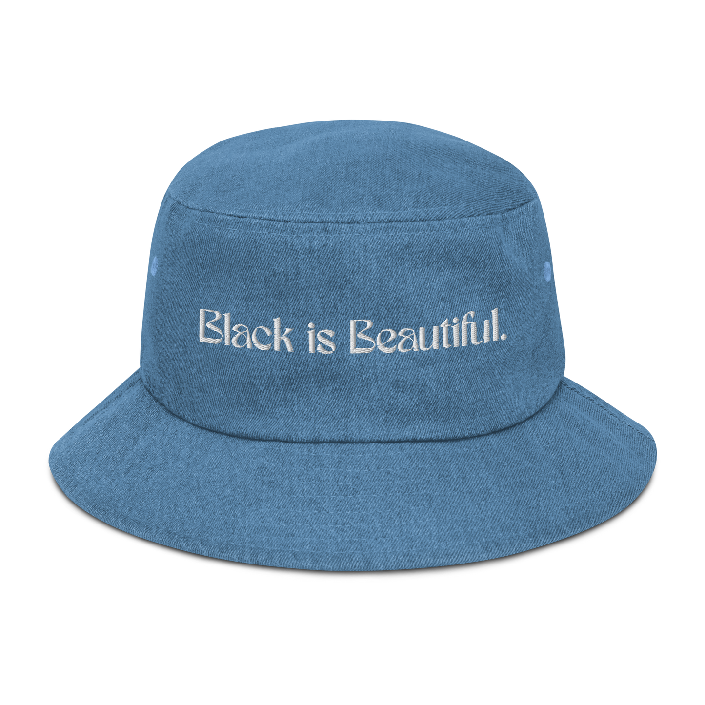 Black is Beautiful Denim Bucket Hat