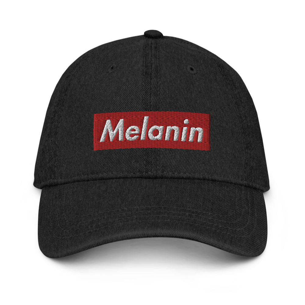 Melanin is Supreme Denim Dad Hat