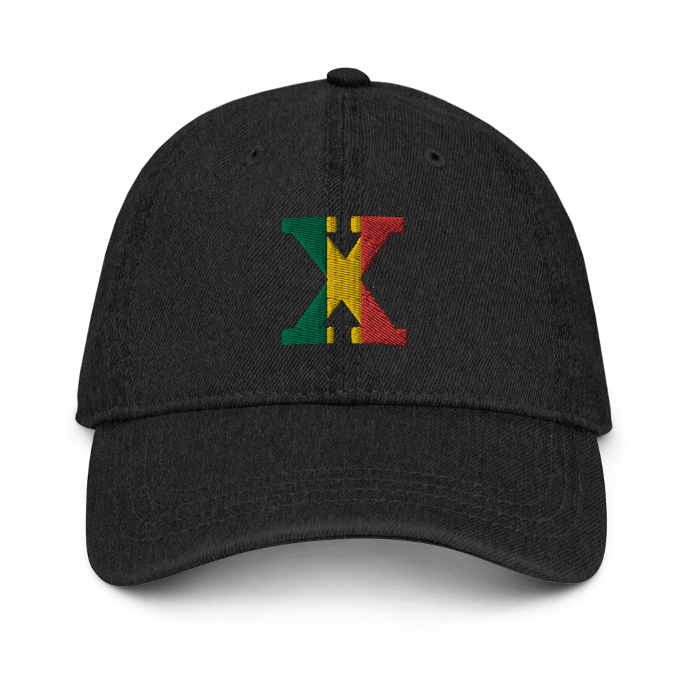 Malcolm X Denim Dad Hat
