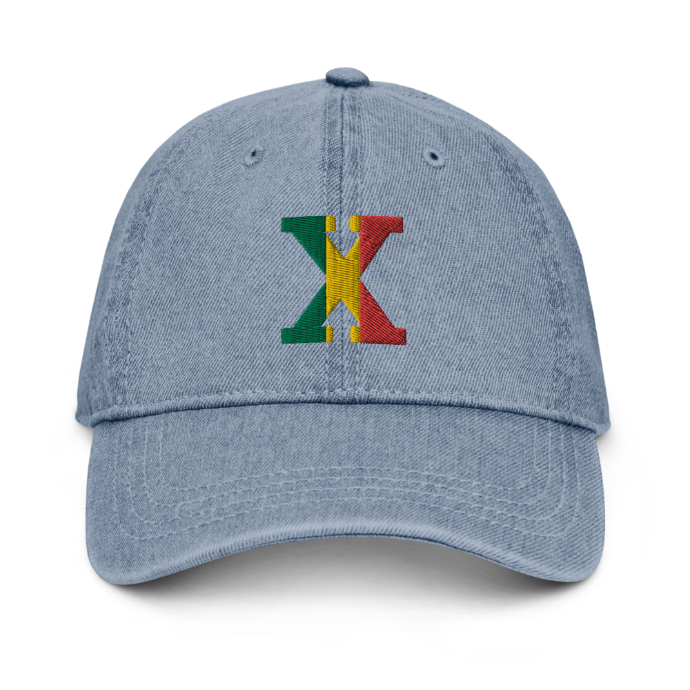 Malcolm X Denim Dad Hat