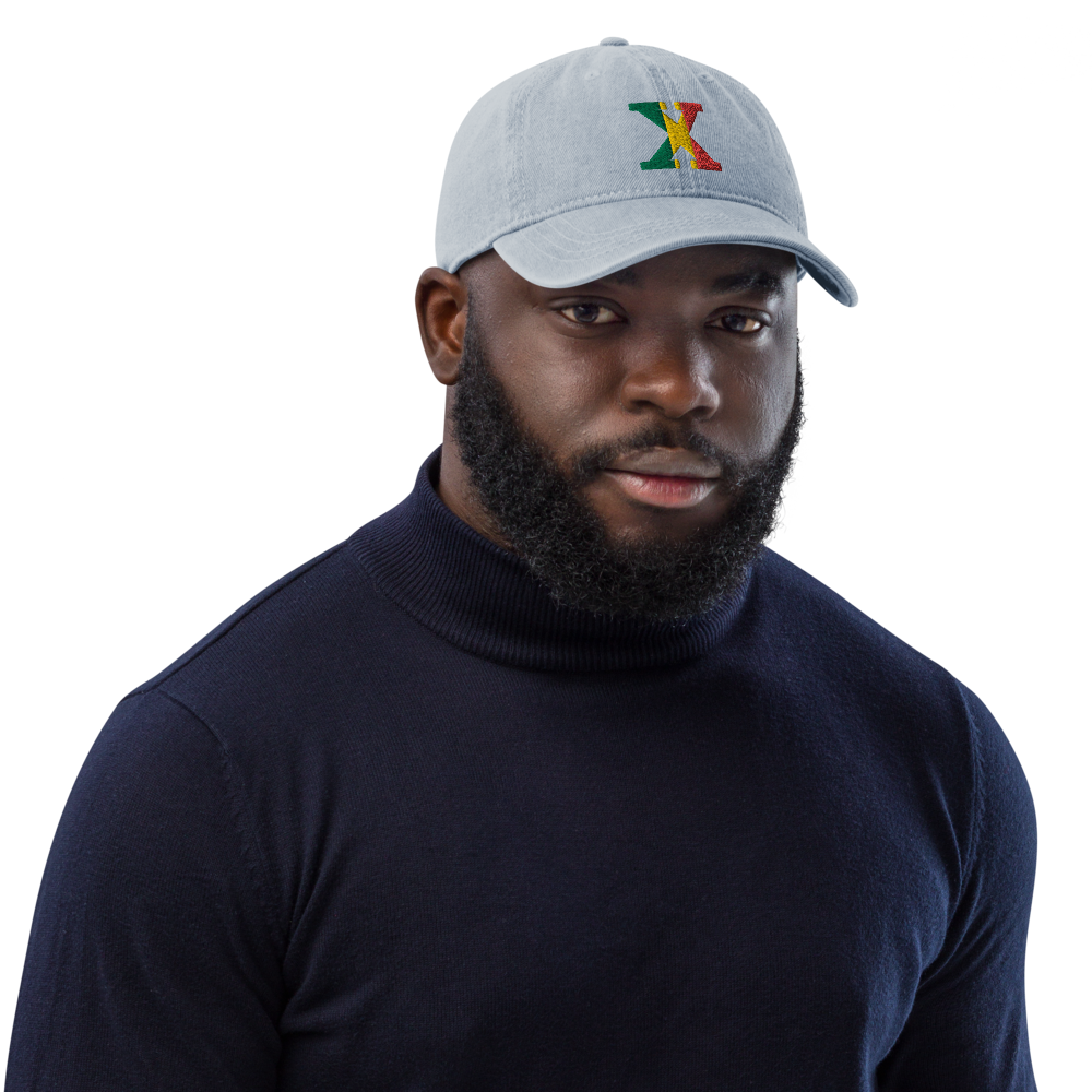 Malcolm X Denim Dad Hat