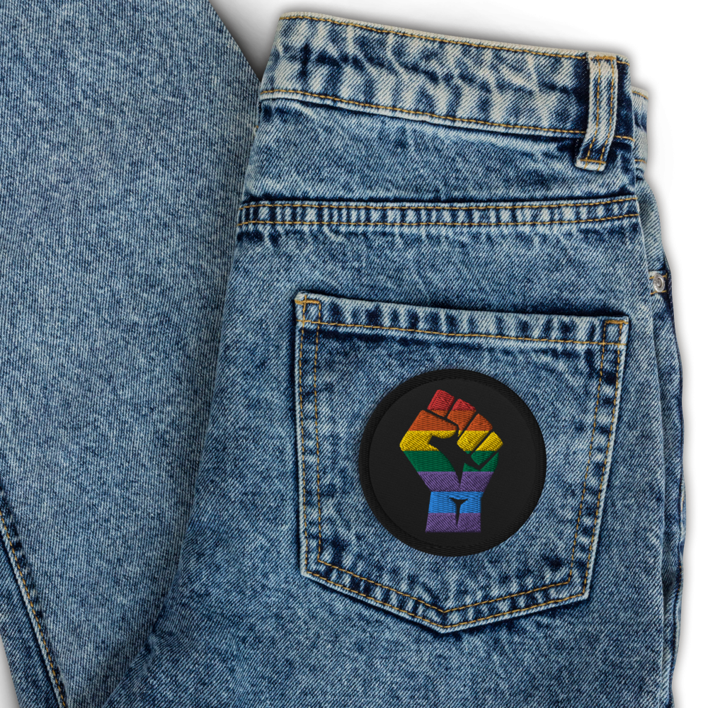 Black Power Pride Embroidered Patch