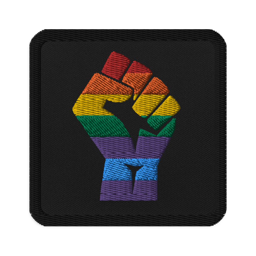 Black Power Pride Embroidered Patch
