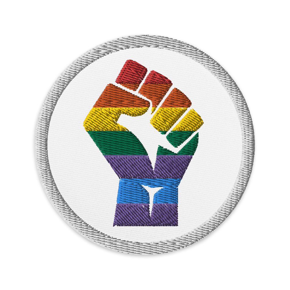 Black Power Pride Embroidered Patch