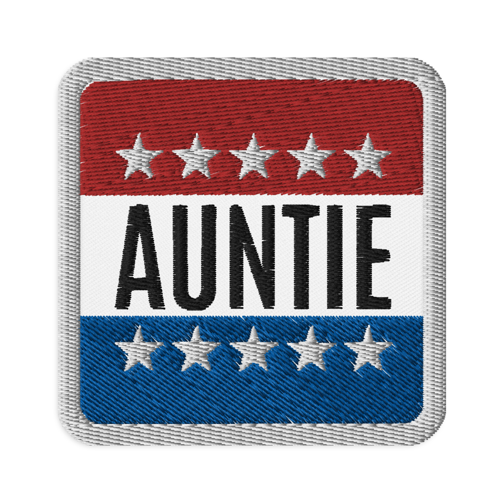 Auntie Maxine Waters Embroidered Patch