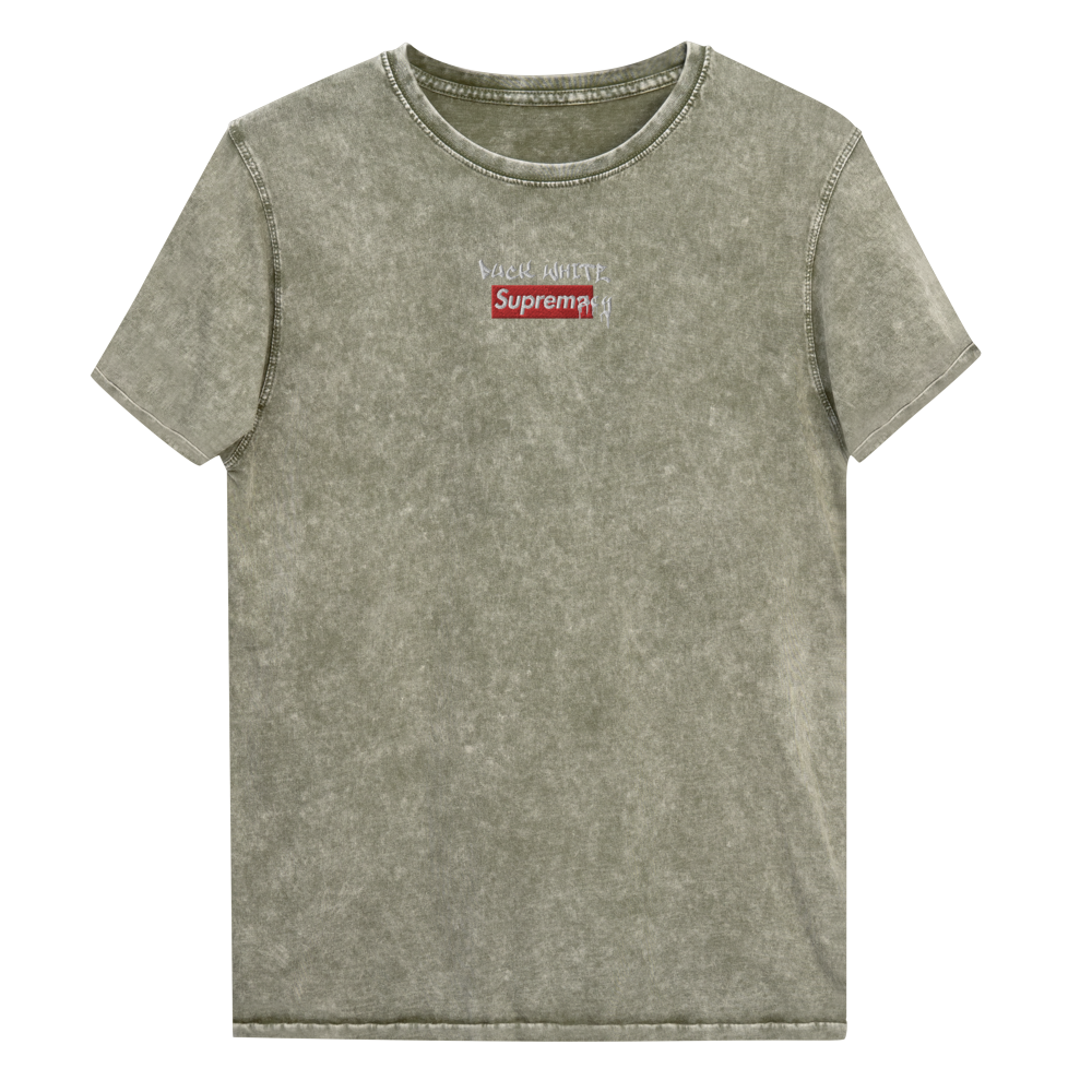 Fuck White Supremacy Denim T-Shirt