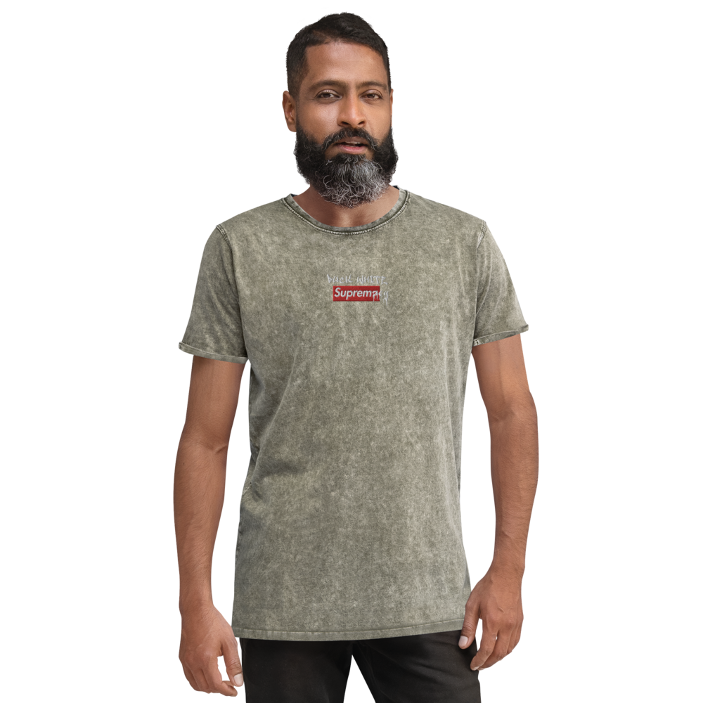 Fuck White Supremacy Denim T-Shirt