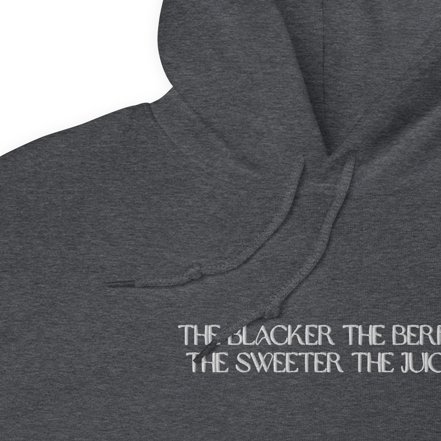 The Blacker the Berry... Embroidered Hoodie