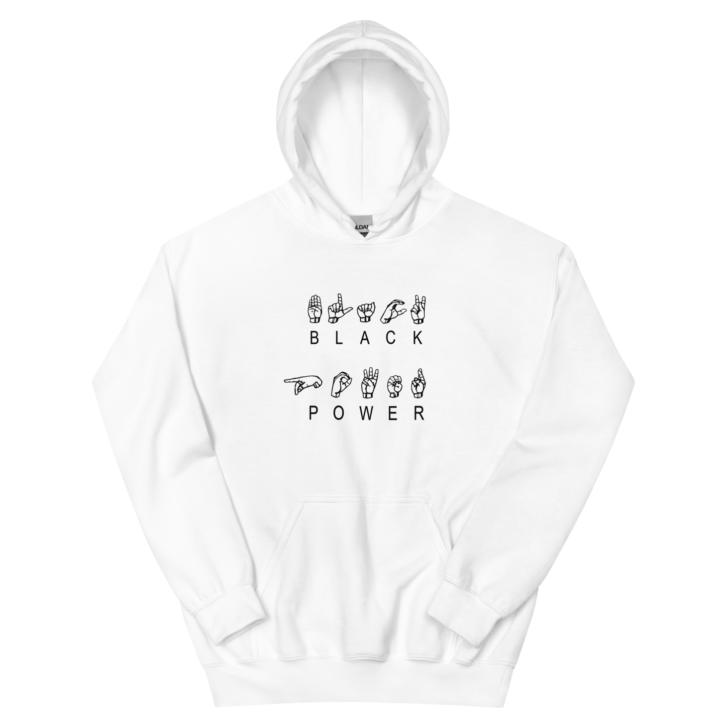 ASL Black Power Hoodie