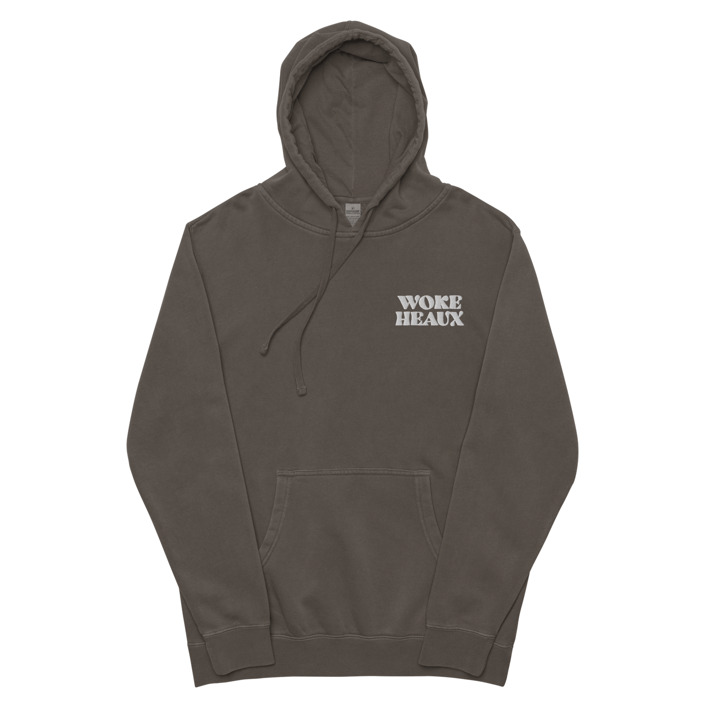Woke Heaux Pigment-Dyed Hoodie