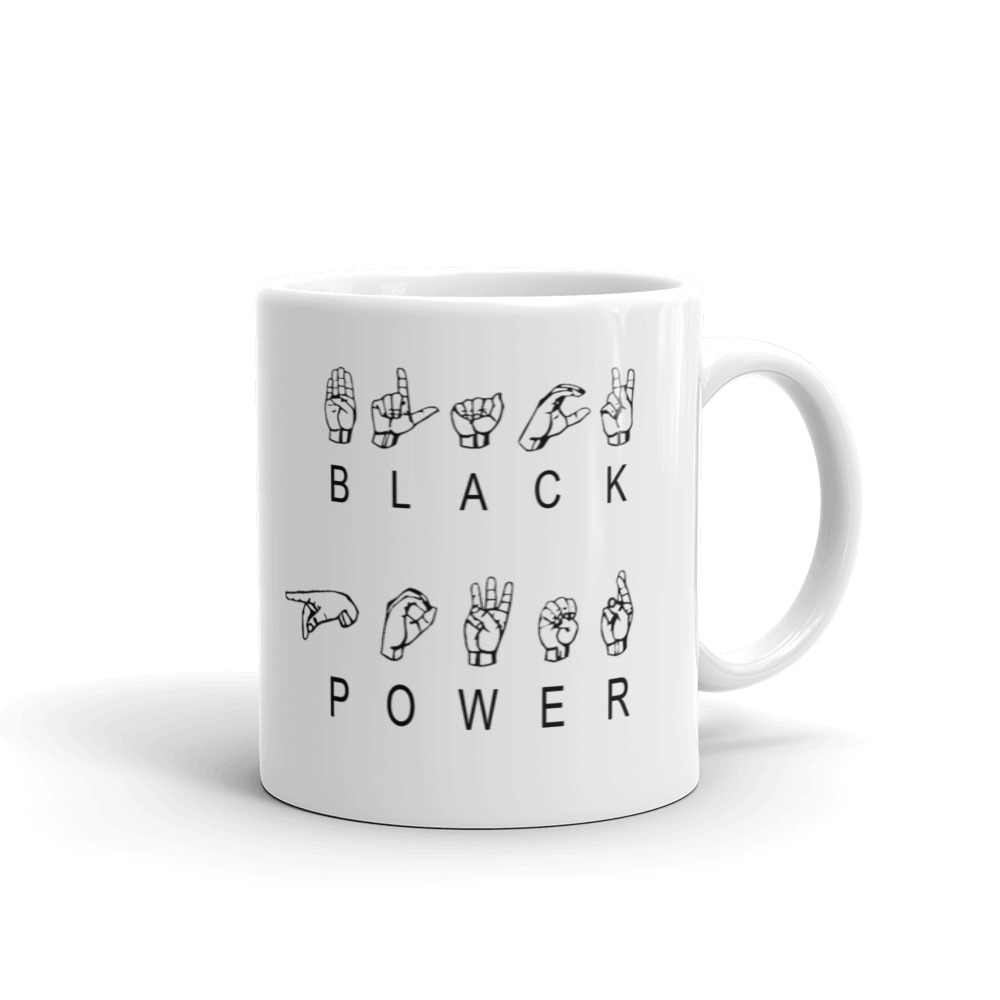 ASL Black Power Mug