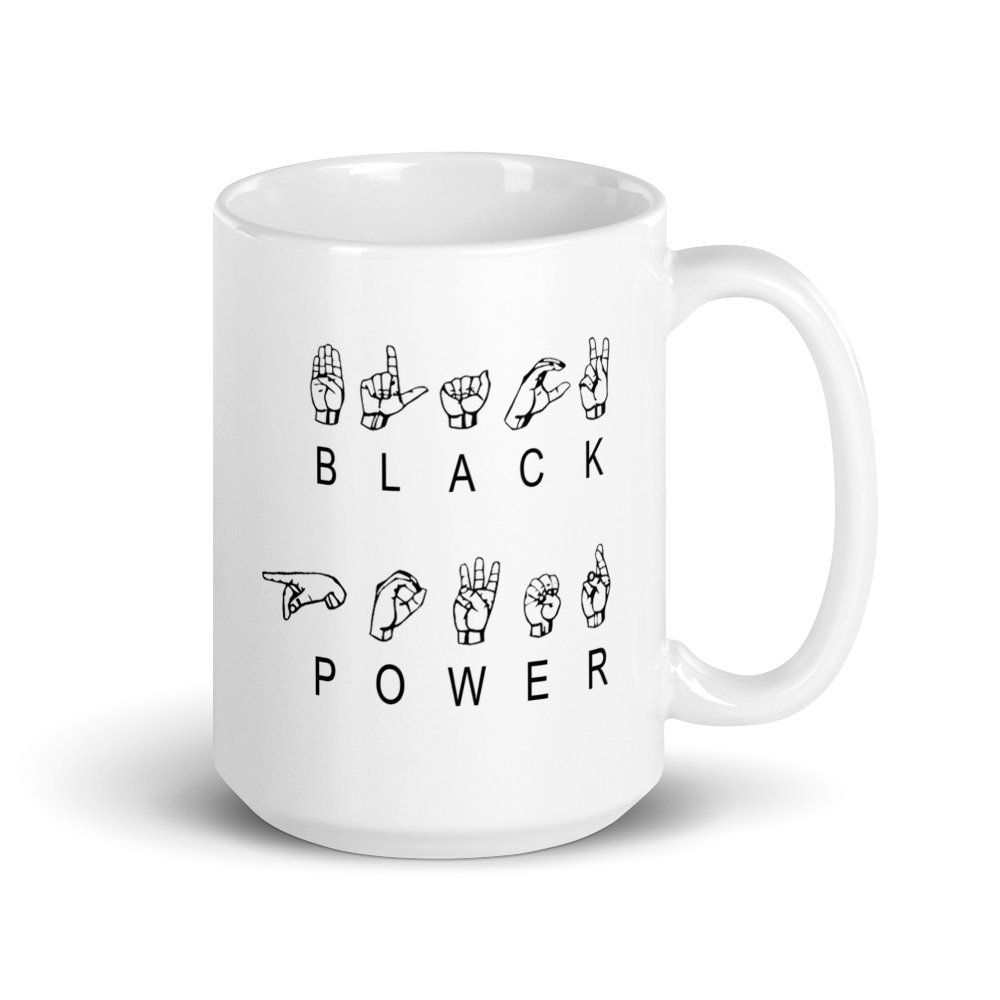 ASL Black Power Mug