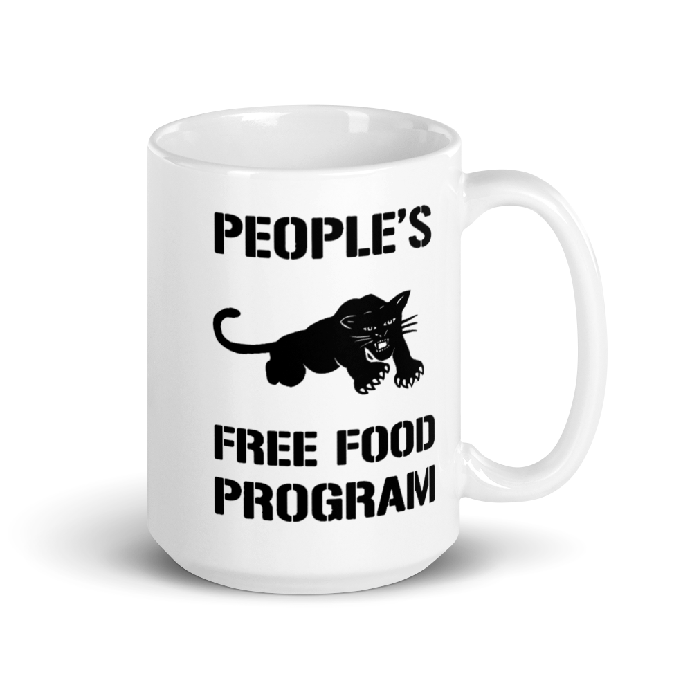 Black Panther Free Food Program Mug
