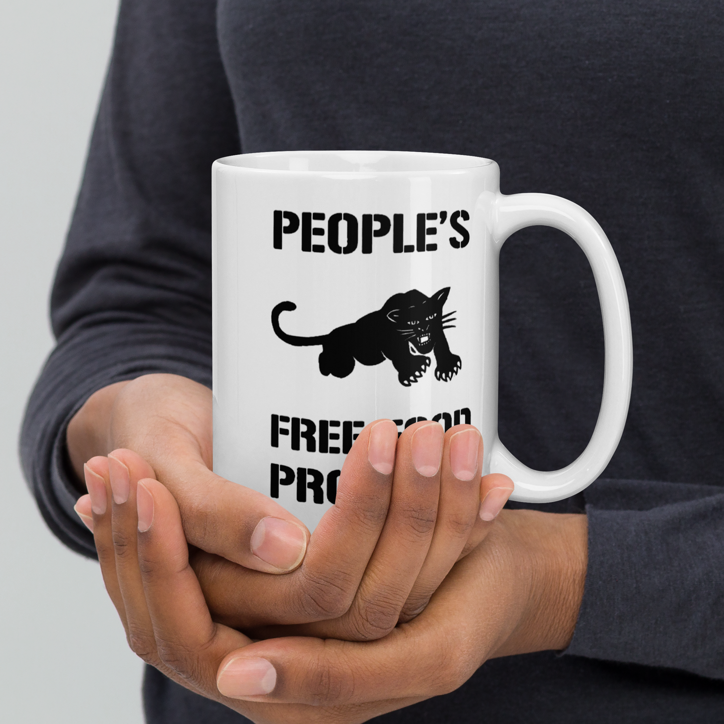 Black Panther Free Food Program Mug
