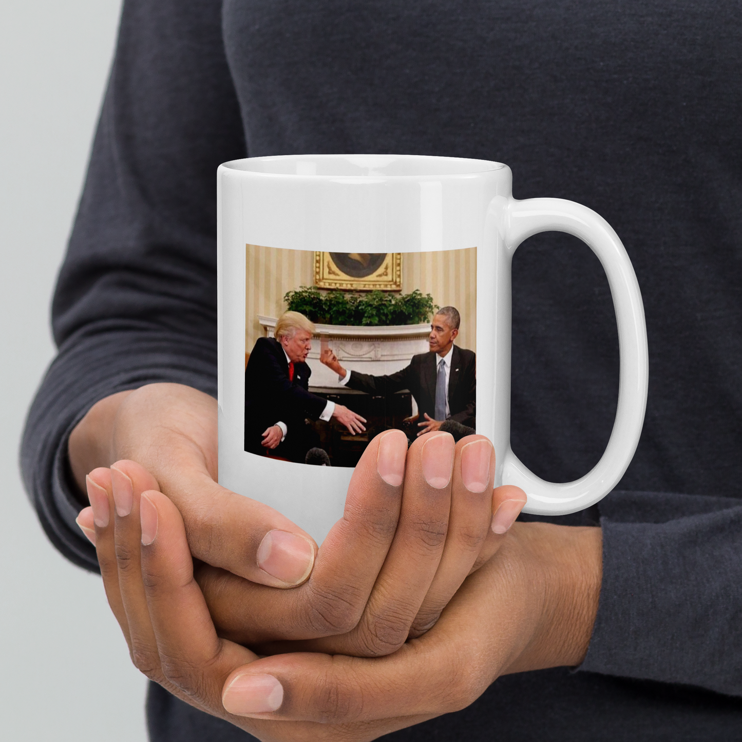 Trump vs. Obama Mug