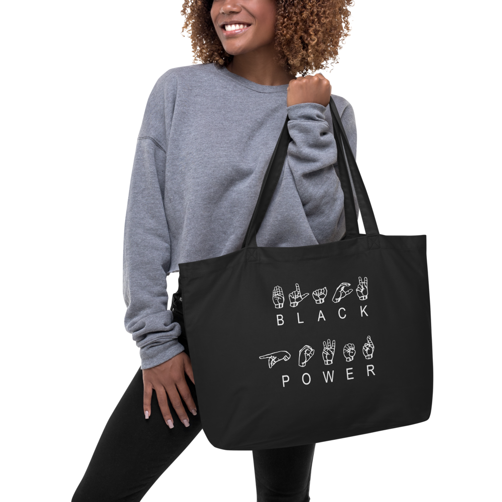ASL Black Power Eco Tote