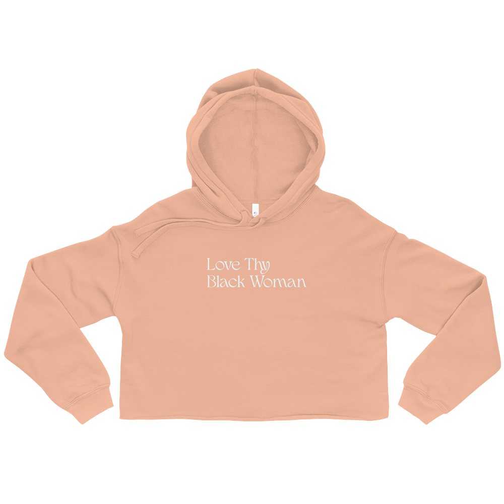 Love Thy Black Woman Cropped Hoodie