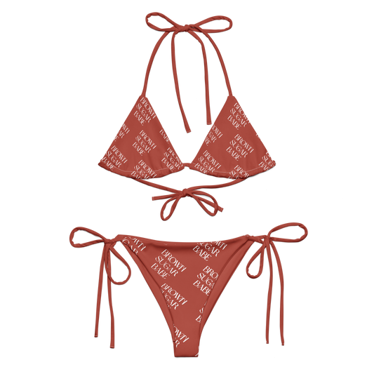 Brown Sugar Babe Recycled String Bikini