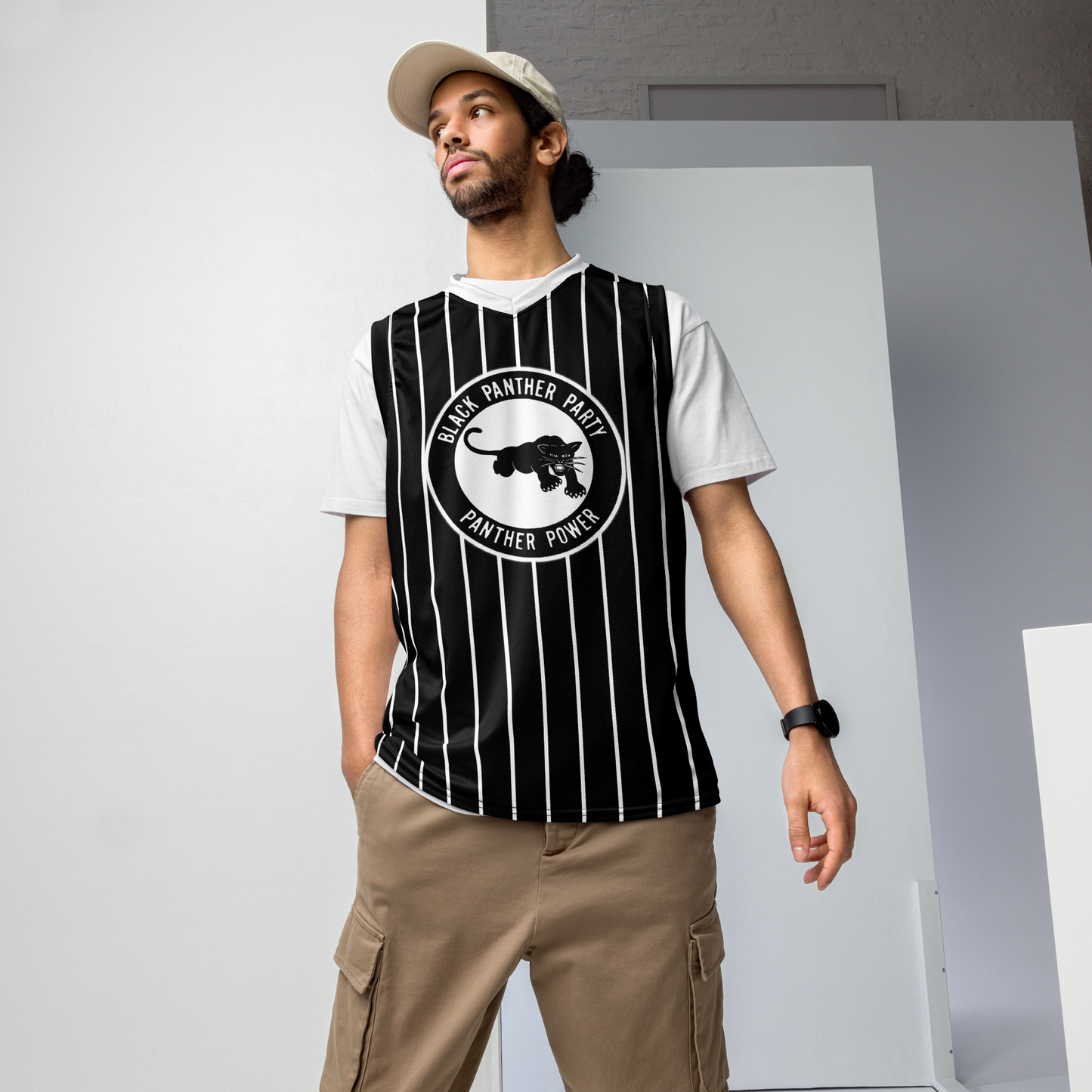 Black Panther Party Recycled Basketball Jersey
