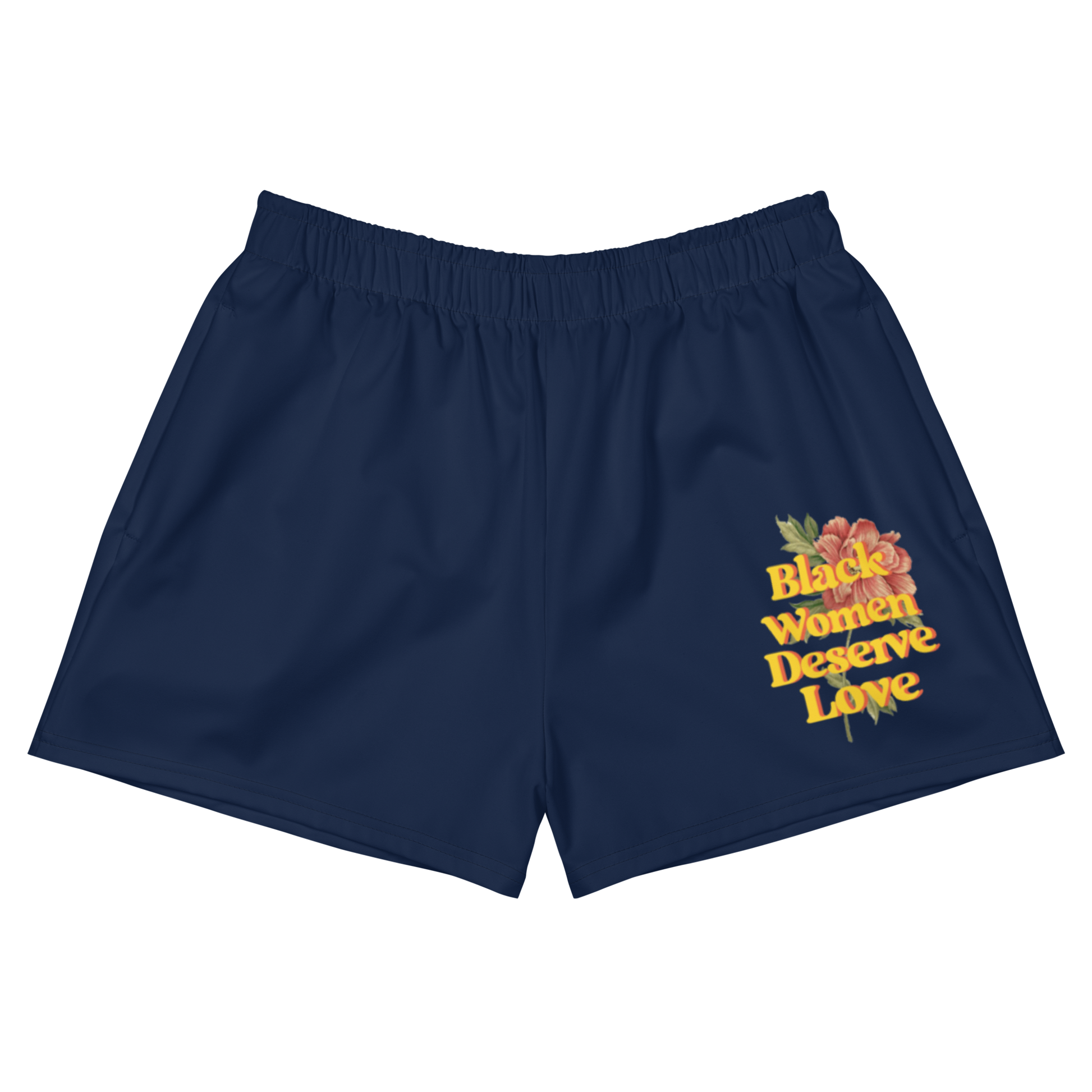 Black Women Deserve Love Women's Athletic Shorts – Aggravated Youth