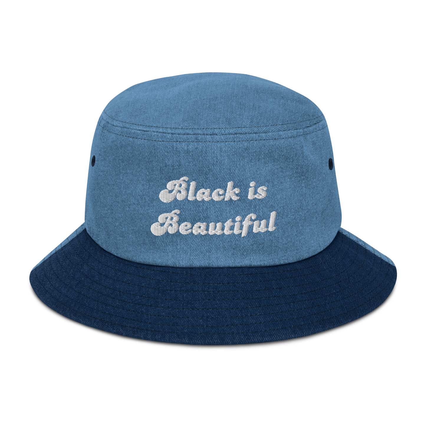 Black is Beautiful Denim Bucket Hat