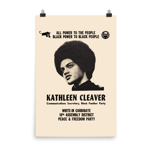 Kathleen Cleaver Assembly Vintage Poster
