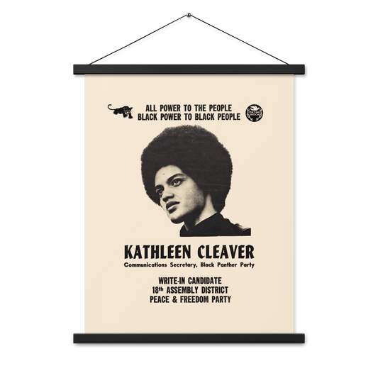 Kathleen Cleaver Assembly Vintage Poster with Hanger