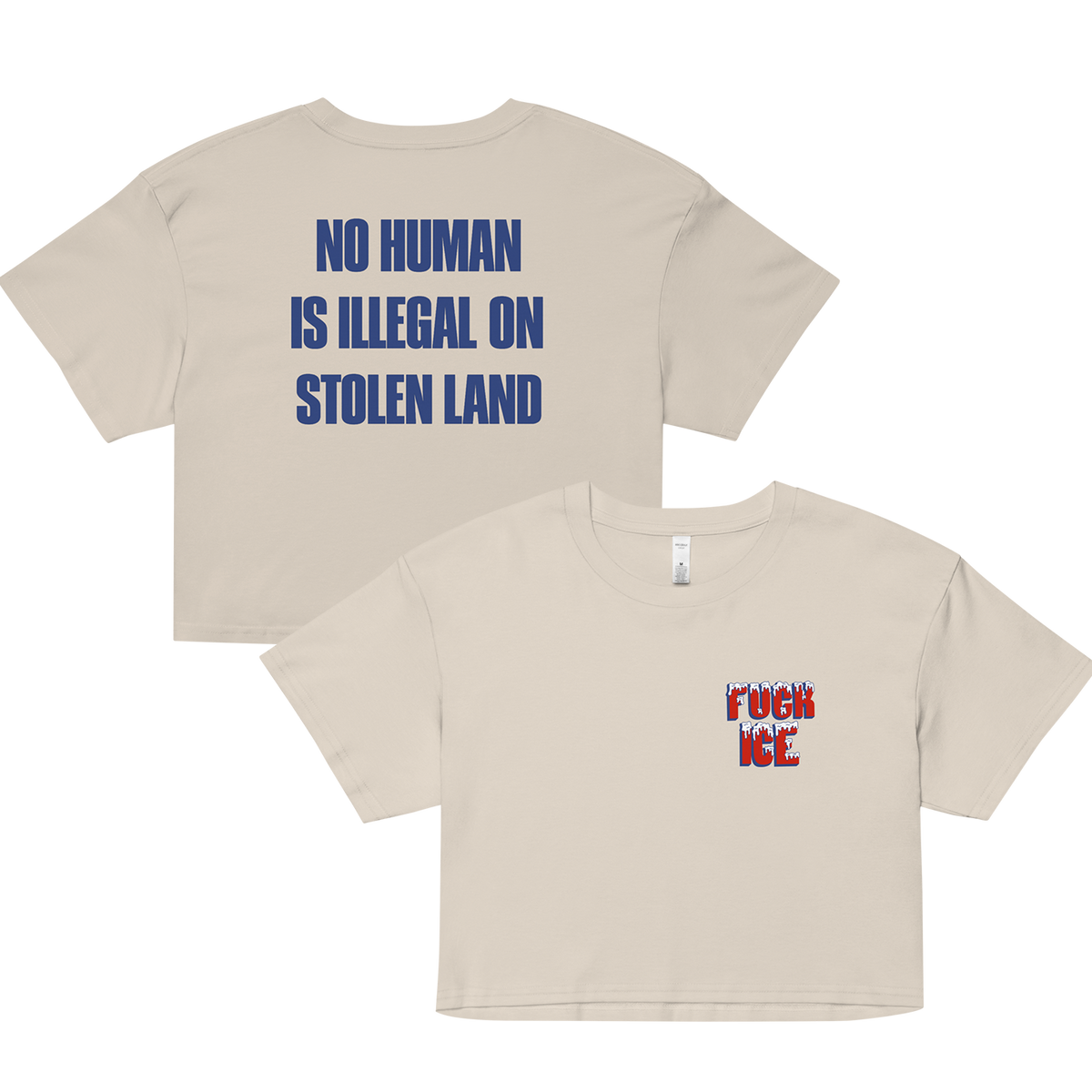 Fuck ICE Crop Top