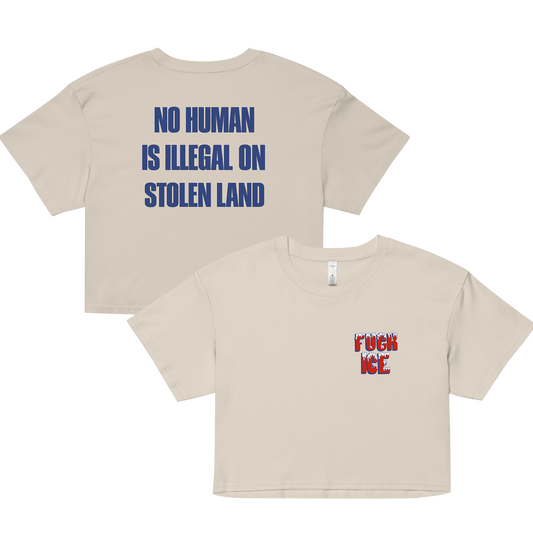Fuck ICE Crop Top