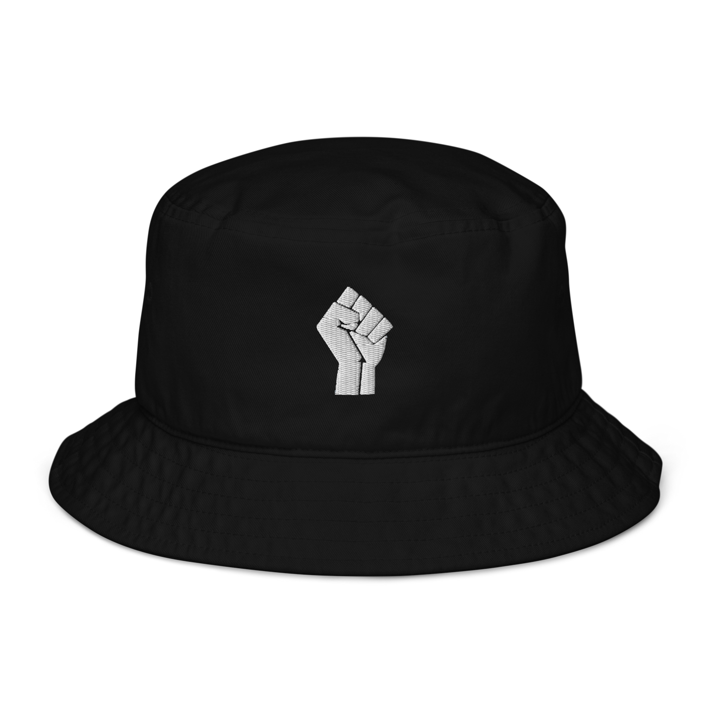 Black Power Fist Organic Bucket Hat