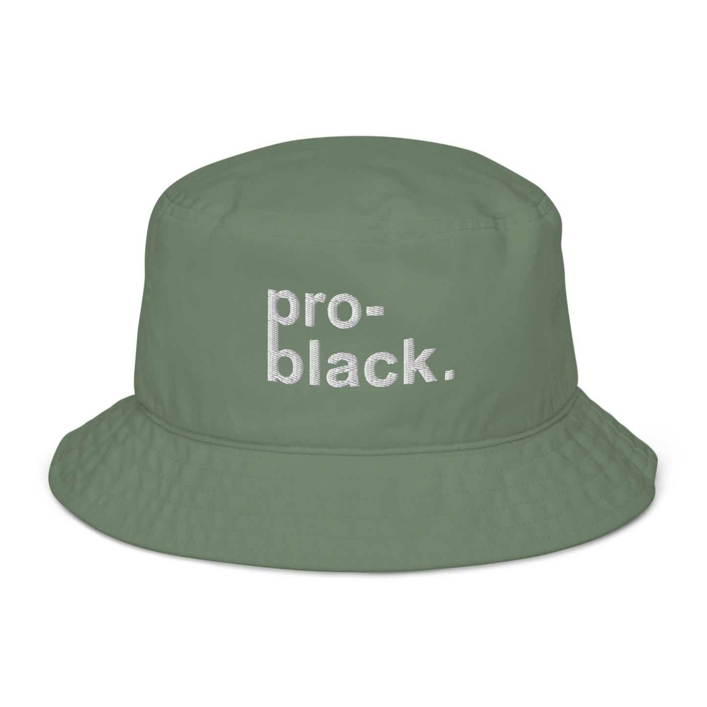 Pro-Black Organic Bucket Hat